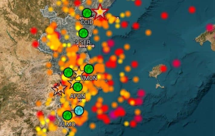 Nueva herramienta web para visualizar los eventos sísmicos en la Comunitat Valenciana